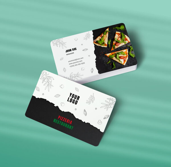 کارت ویزیت فست فود طرح 02