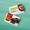 کارت ویزیت لوازم یدکی اتومبیل طرح 02