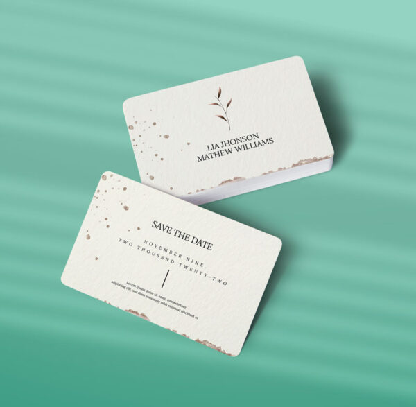 کارت ویزیت مینیمال طرح 09