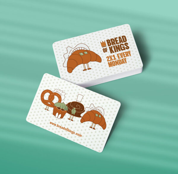 کارت ویزیت نان فانتزی طرح 07