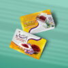 کارت ویزیت فروشگاه زعفران طرح 03