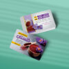 کارت ویزیت فروشگاه زعفران طرح 06