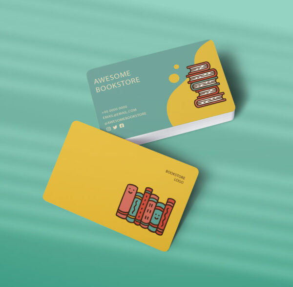 کارت ویزیت کتابفروشی طرح 06