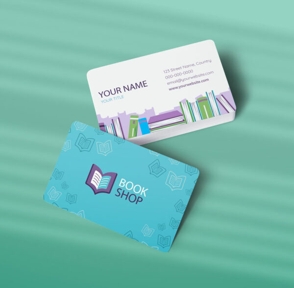 کارت ویزیت کتابفروشی طرح 07