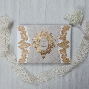 کارت عروسی کد 115 قهوه ای