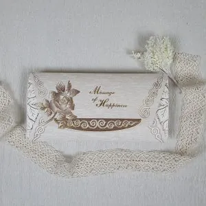کارت عروسی کد 155 رنگ قهوه ای