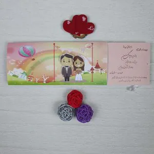 کارت عروسی فانتزی کد 2007