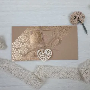 کارت عروسی کد 052 برند ایندو