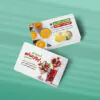 کارت ویزیت آبمیوه و بستنی طرح 10