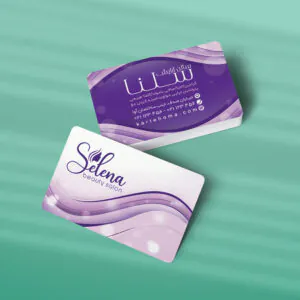 کارت ویزیت آرایشگاه زنانه طرح 01