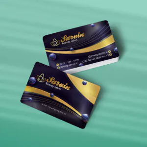 کارت ویزیت آرایشگاه زنانه طرح 02