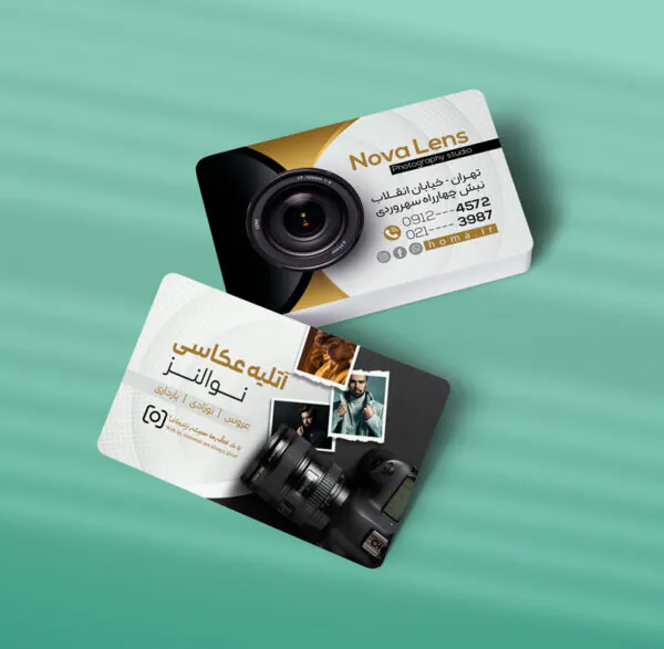 کارت ویزیت عکاس و عکاسی طرح 01