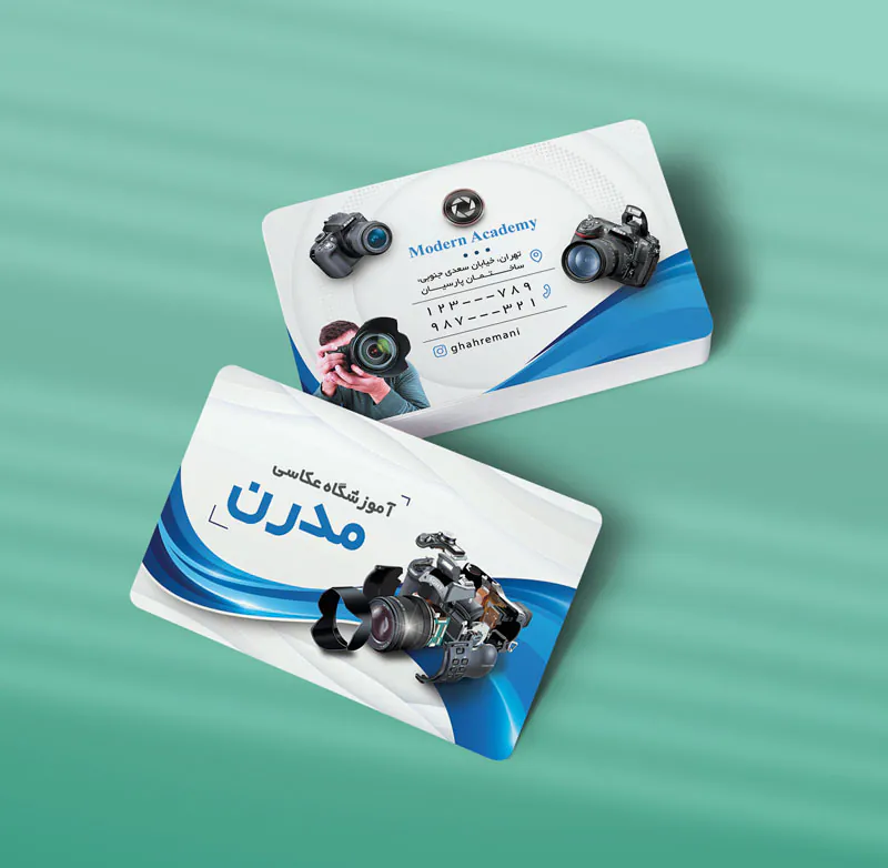 کارت ویزیت عکاس و عکاسی طرح 03