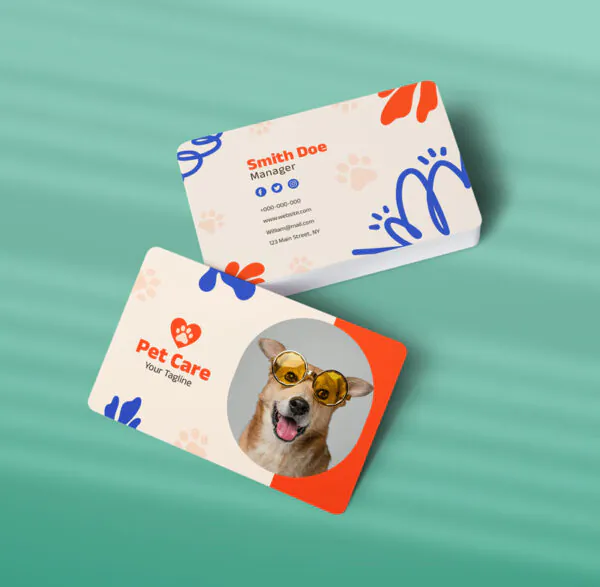 کارت ویزیت دامپزشکی طرح 04