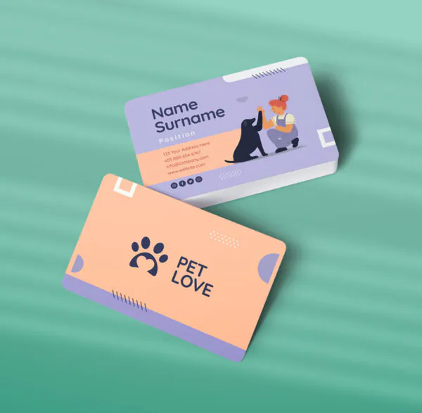 کارت ویزیت دامپزشکی طرح 07