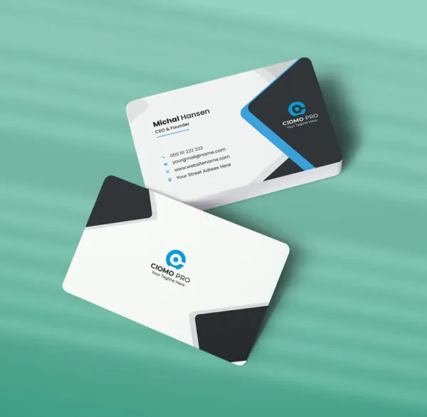 کارت ویزیت رسمی و اداری طرح 06