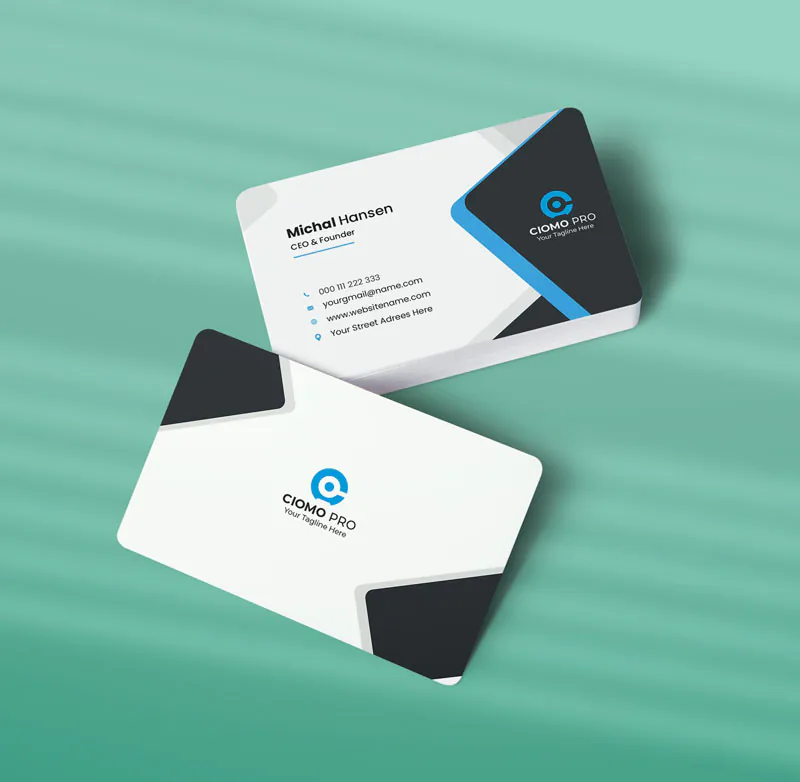 کارت ویزیت رسمی و اداری طرح 06