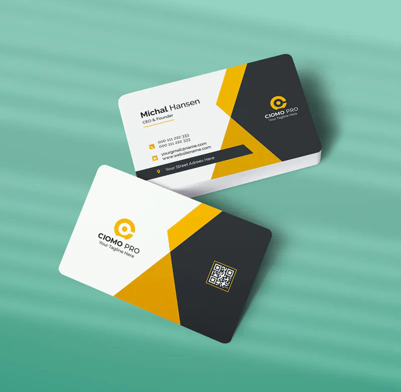 کارت ویزیت رسمی و اداری طرح 07