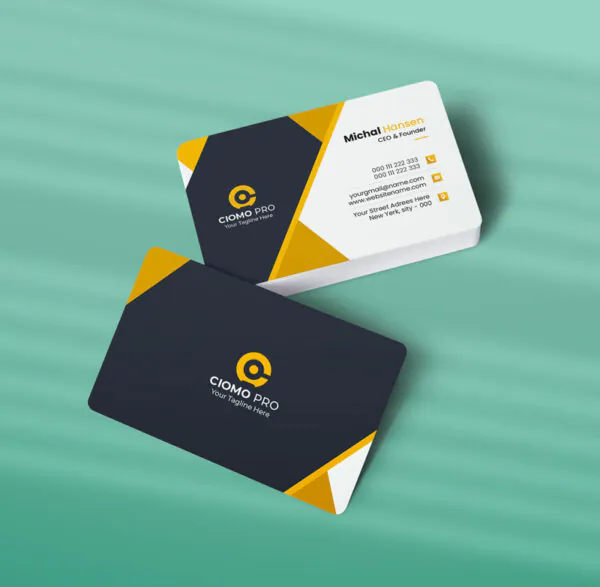 کارت ویزیت رسمی و اداری طرح 08