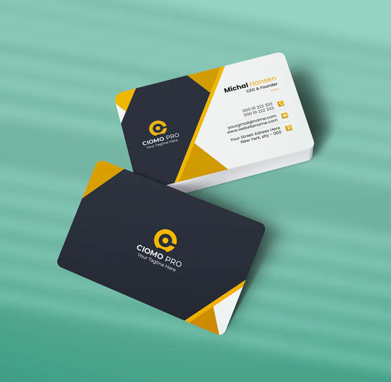 کارت ویزیت رسمی و اداری طرح 08