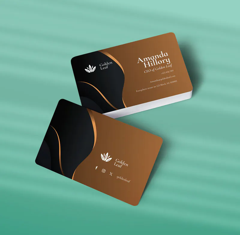 کارت ویزیت رسمی و اداری طرح 10